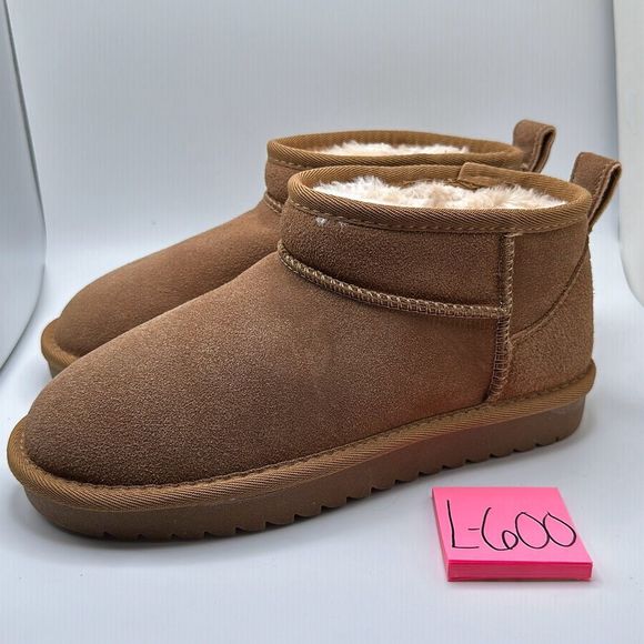 CUSHIONAIRE Women's pull on boot 6 CHESTNUT - Picture 3 of 7